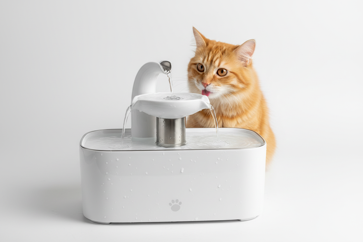 Fontaine à eau automatique pour chats